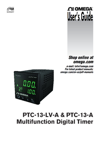 Thumbnail of document Manual - PTC-13-A Programmable Dual Digital Timer, Universal Power